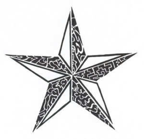 Nice Star Tattoos Design