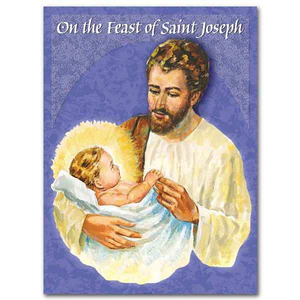 On The Feast Of St Joseph's Day Greeting Ecard