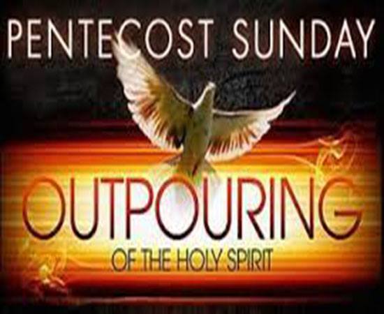 Pentecost Sunday Outpouring Of The Holy Spirit
