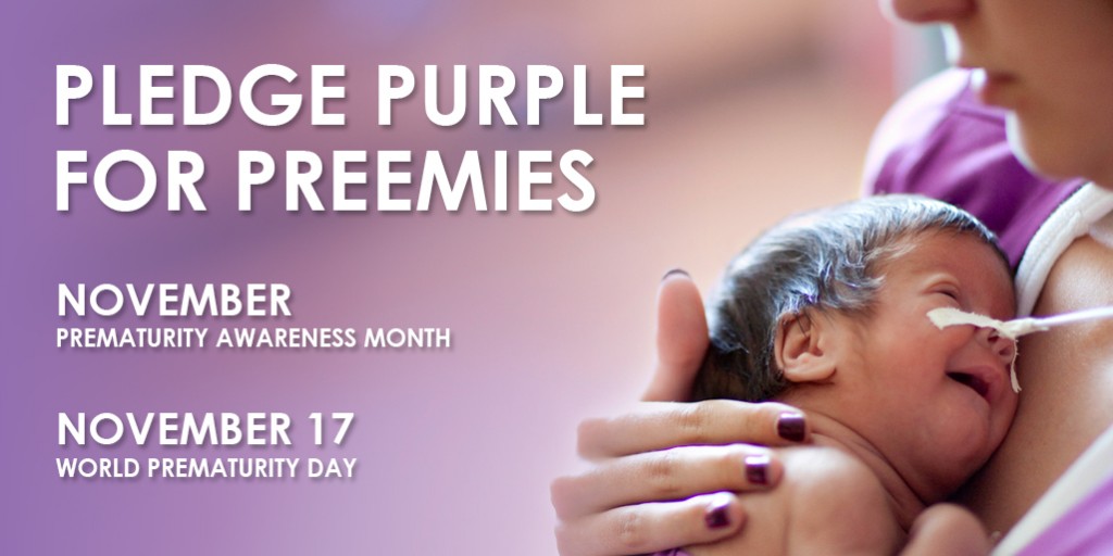 Pledge Purple For Preemies November 17 World Prematurity Day