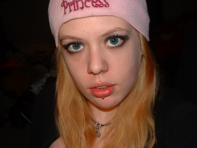 Princess Girl With Labret Piercing