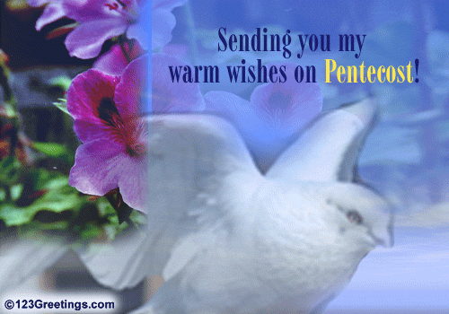 Sending You My Warm Wishes On Pentecost