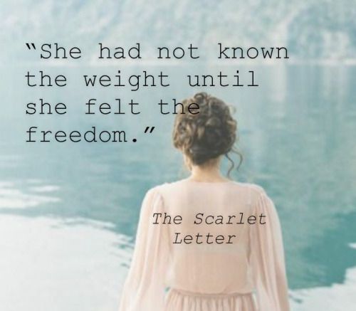 She had not known the weight until she felt the freedom. The Scarlet