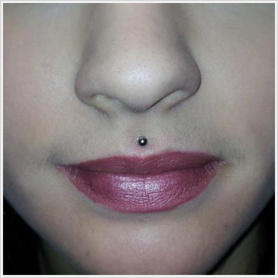 Silver Stud Medusa Piercing For Young Girls