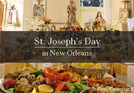 St. Joseph's Day In New Orleans