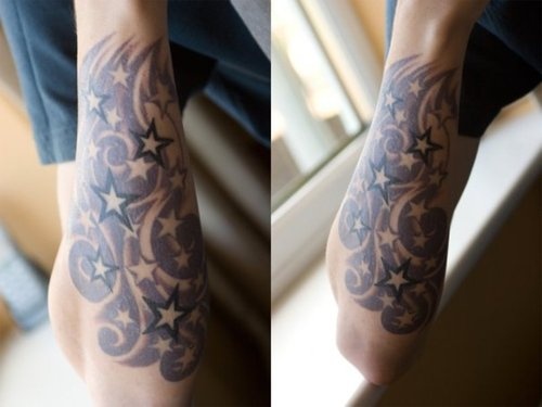 Star Tattoos On Forearm For Men