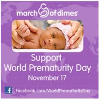 Support World Prematurity Day November 17