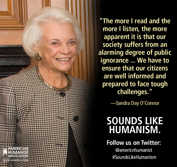 The more I read and the more I listen, the more apparent it is that our society suffers from an alarming degree of public ignorance.. Sandra Day O'connor