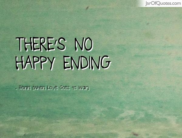 There's no happy ending. Berlin (When Love Goes