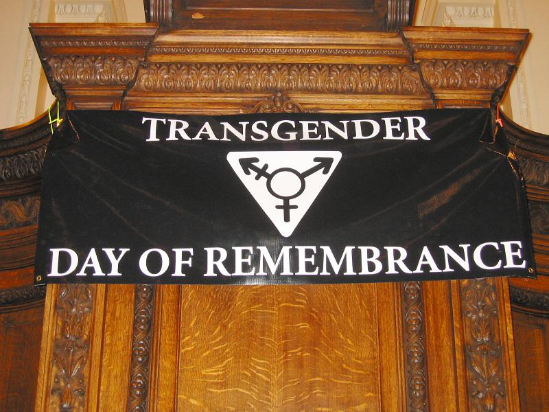 Transgender Day Of Remembrance Banner