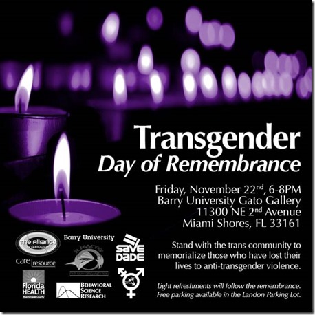 Transgender Day Of Remembrance Poster Image