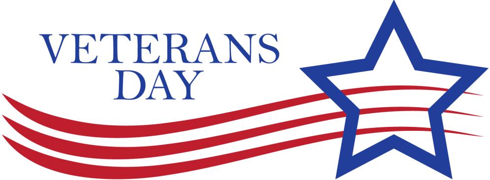 Veterans Day Blue Star And Red Stripes Facebook Cover Picture