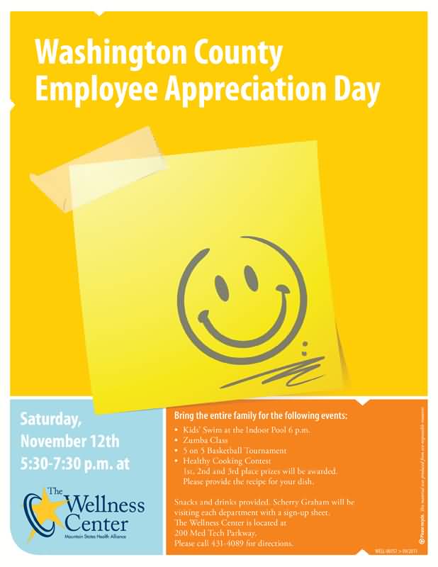 Washington County Employee Appreciation Day Card