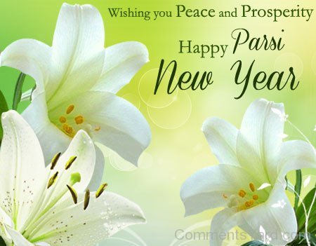 Wishing You Peace And Prosperity Happy Parsi New Year