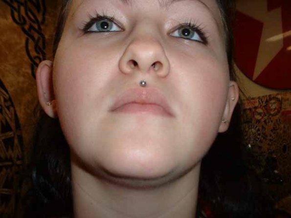 Woman With Medusa Piercing