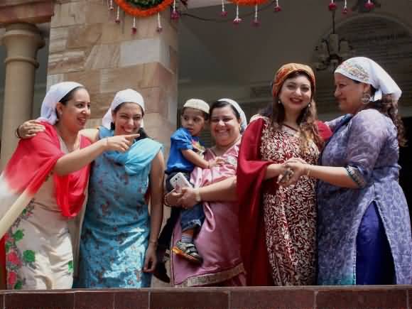 Women Of Parsi Community Celebrating Parsi New Year