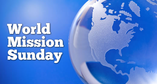 World Mission Sunday Earth Globe