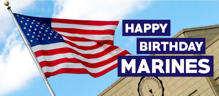 Happy Birthday Marines American Flag Picture