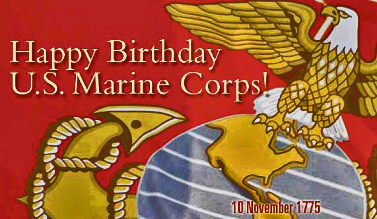 Happy Birthday U.S. Marine Corps 10 November 1775