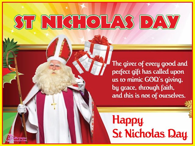 St Nicholas Day The Giver Of Every Good And Perfect Gift Has Called Upon Us To Mimic God’s Giving