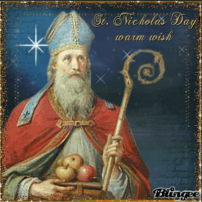 St. Nicholas Day Warm Wishes Glitter