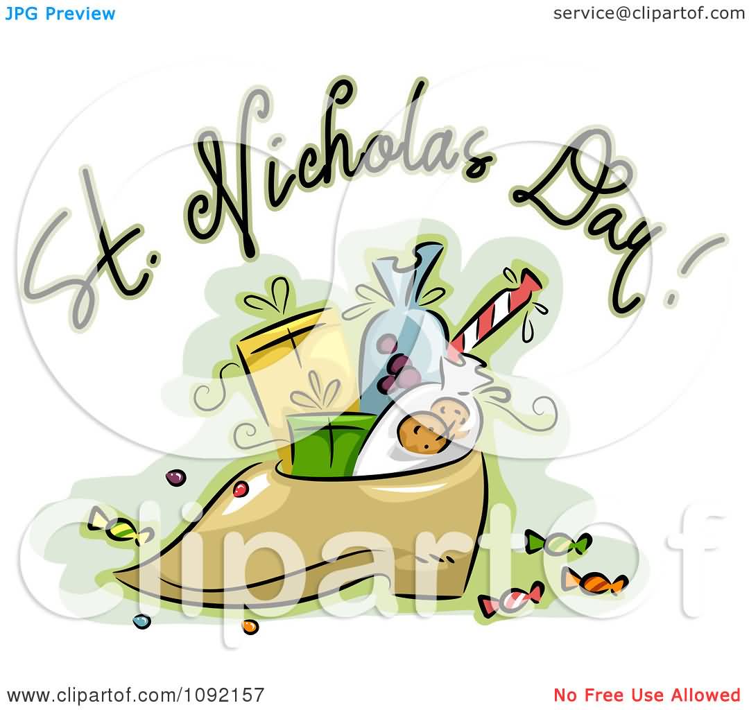 St. Nicholas Day Wishes Illustration