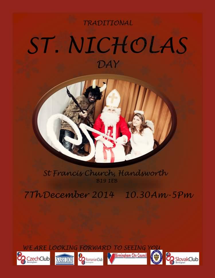 Traditional St. Nicholas Day Greeting Card