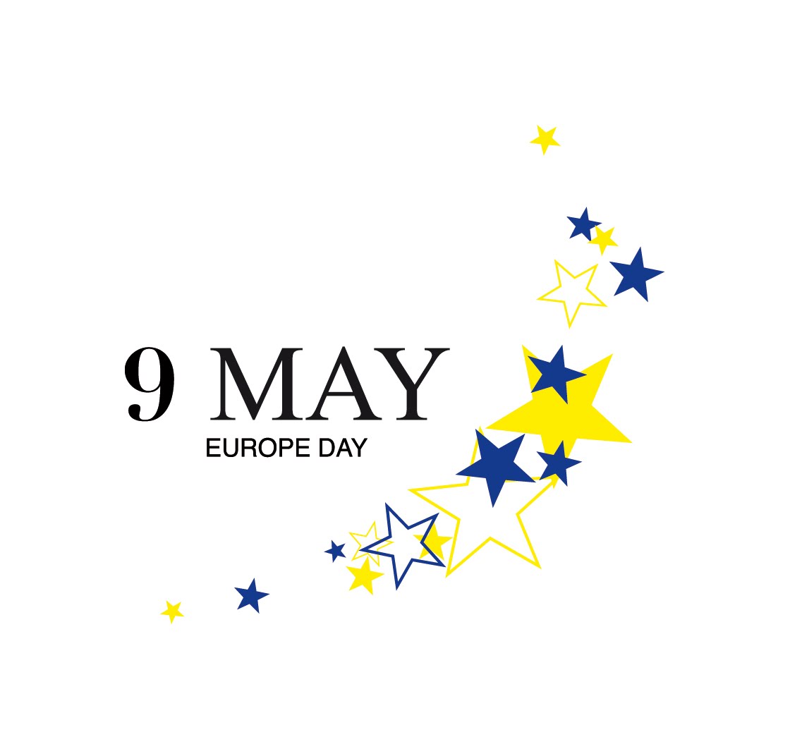 9 May Europe Day Stars Clipart
