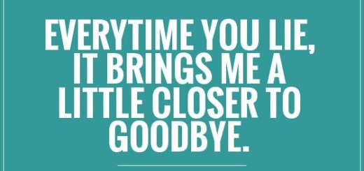A little closer to goodbye. A little closer to goodbye