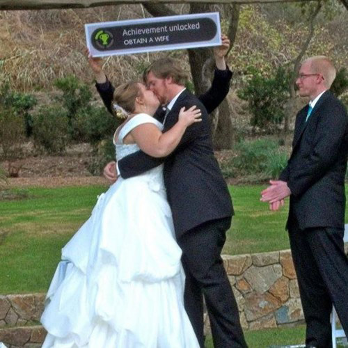 Achievement Unlocked Obtain A Wife Funny Wedding