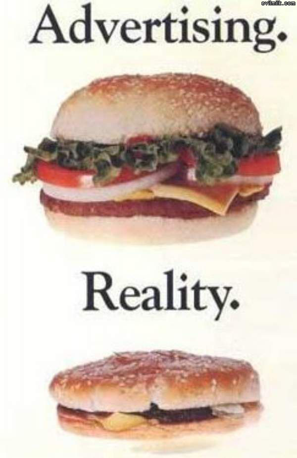 Advertising Vs Reality Funny Picture
