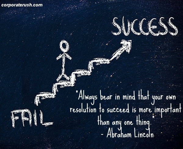 Always bear in mind that your own resolution to succeed is more important than any other. Abraham Lincoln