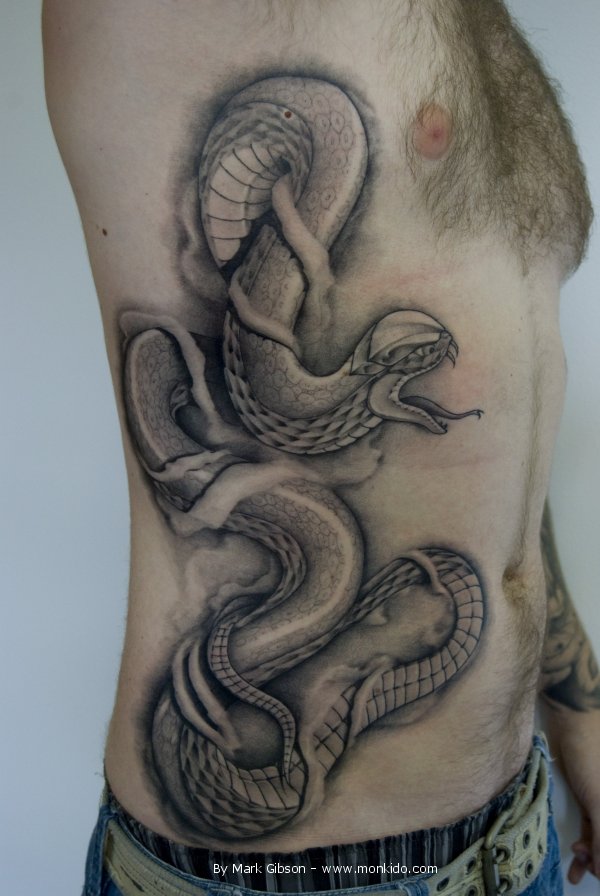 53+ Black Snake Tattoos Ideas