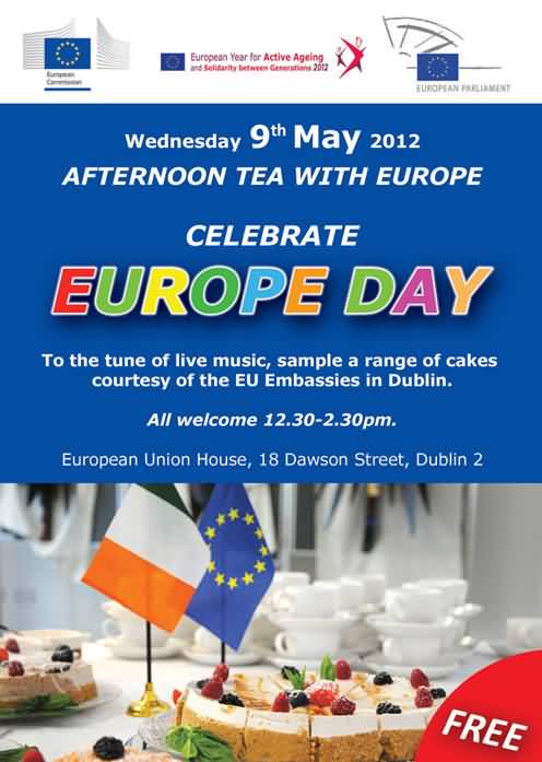 Celebrate Europe Day Card
