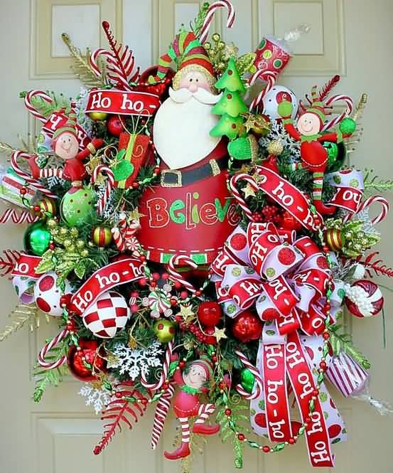 Christmas Decoration For Door