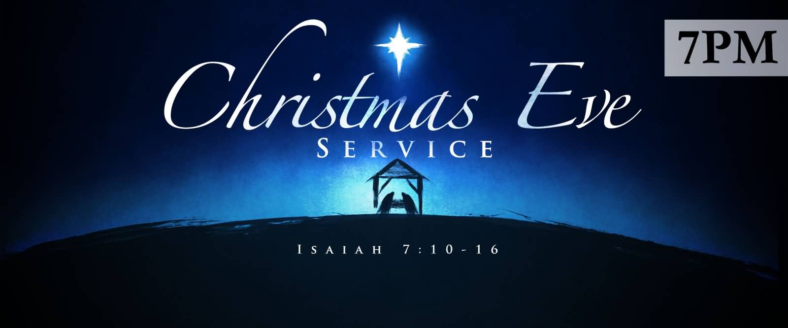Christmas Eve Service Facebook Cover Photo