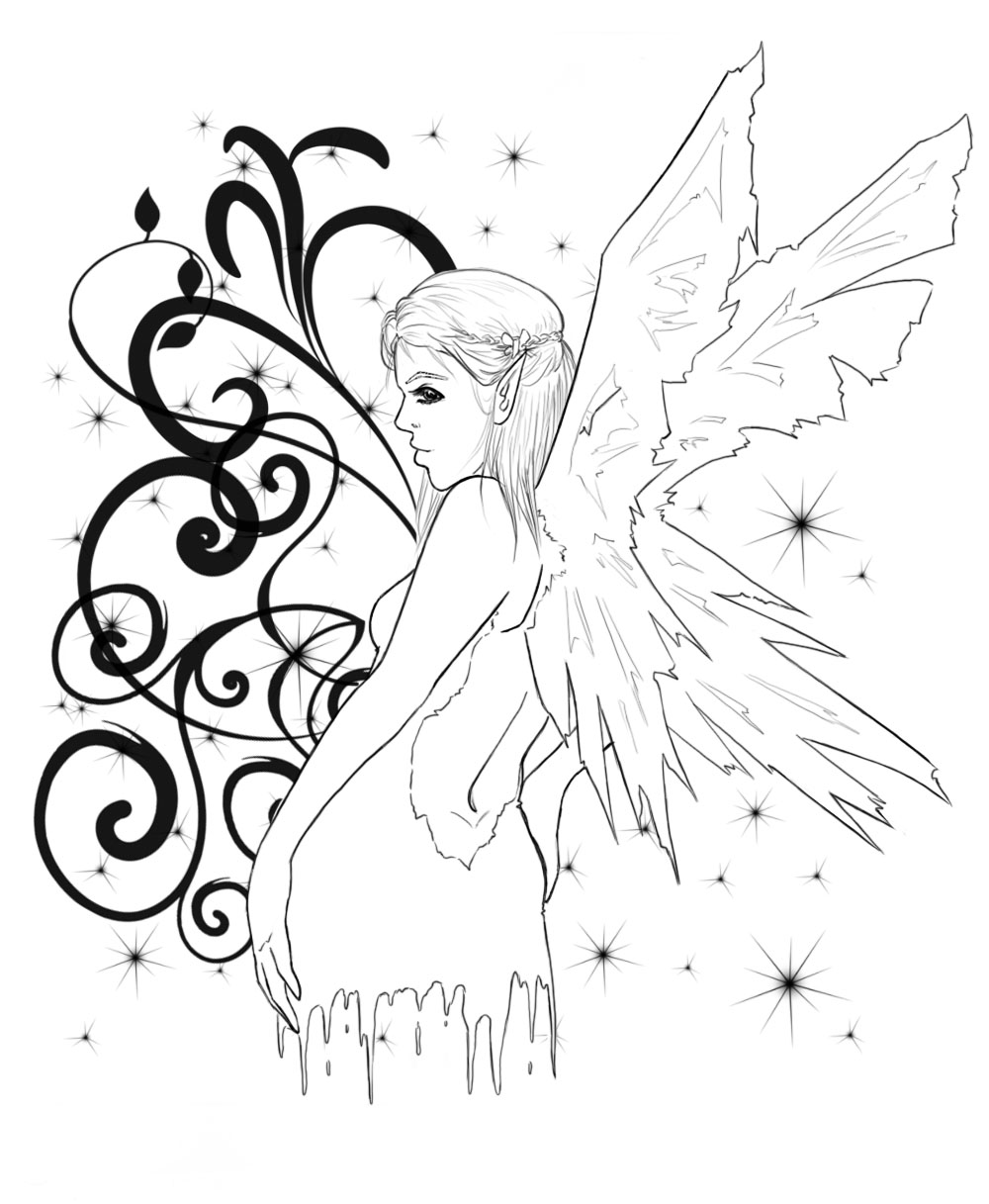 34+ Fairy Tattoos Stencils