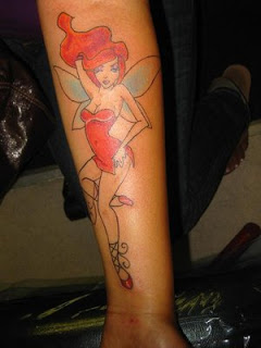 Cute Fairy Tattoo Design For Arm