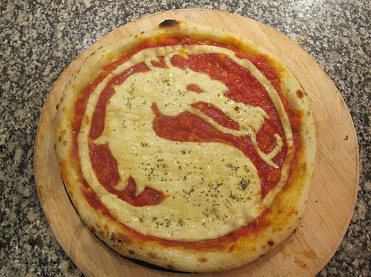 Dragon Funny Pizza Picture