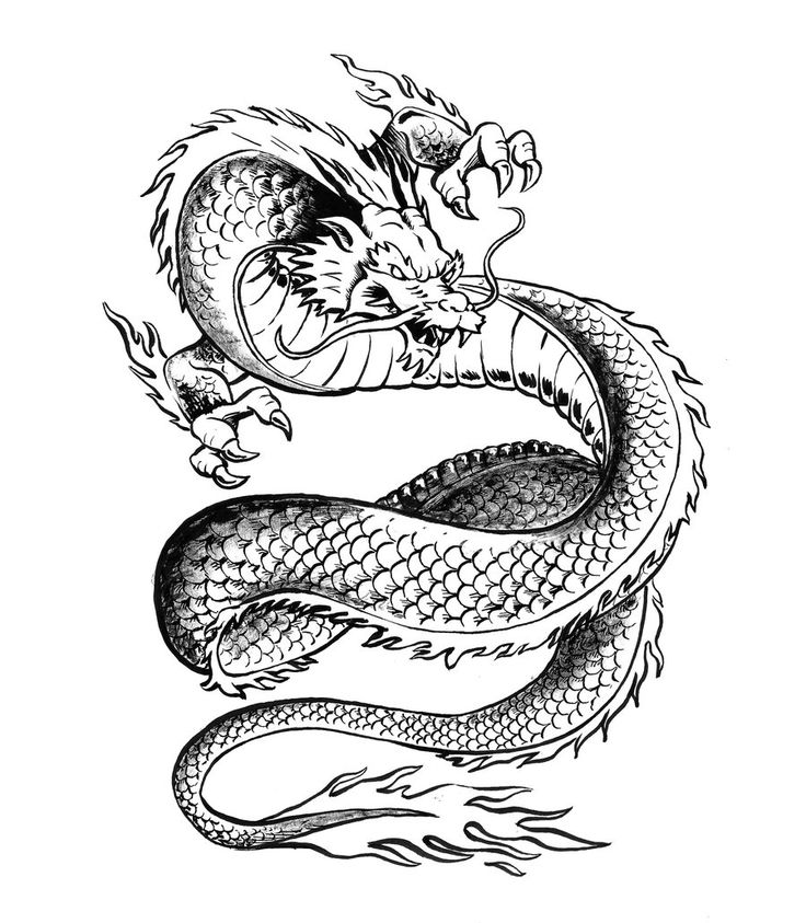 Dragon Tattoo Design Idea