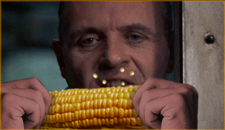 Eating Corn Funny Gif