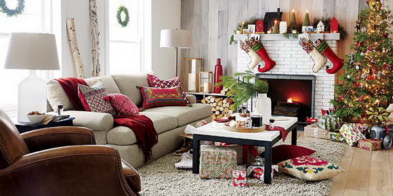 Elegant Christmas Living Room Decoration Ideas