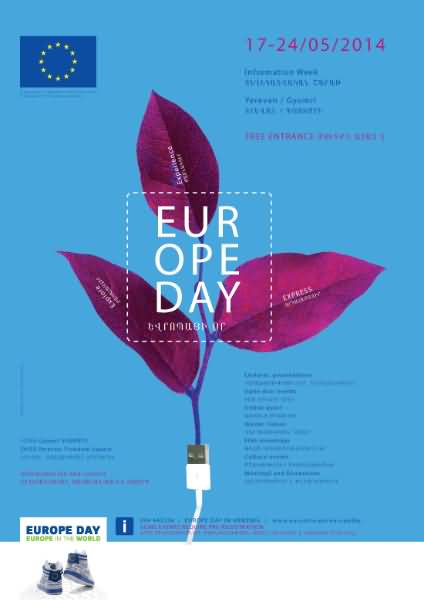 Europe Day Wishes Poster