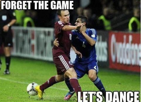 Forget The Game Let's Dance Funny Sports Picture