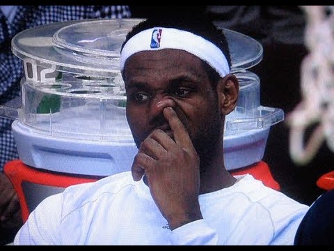 Funny Basketball Player Finger In Nose