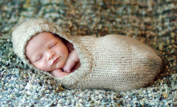 Funny Cute Baby Sleeping In Socks