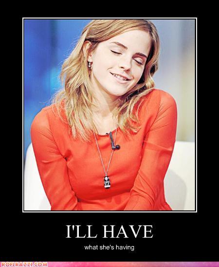 Funny Emma Watson Pose