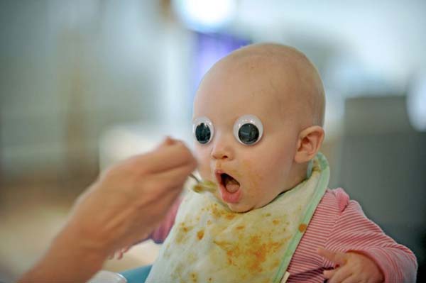 Funny Kid Freaking Eyes Picture