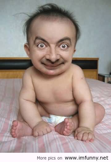 Funny Mr. Bean Kid Photo