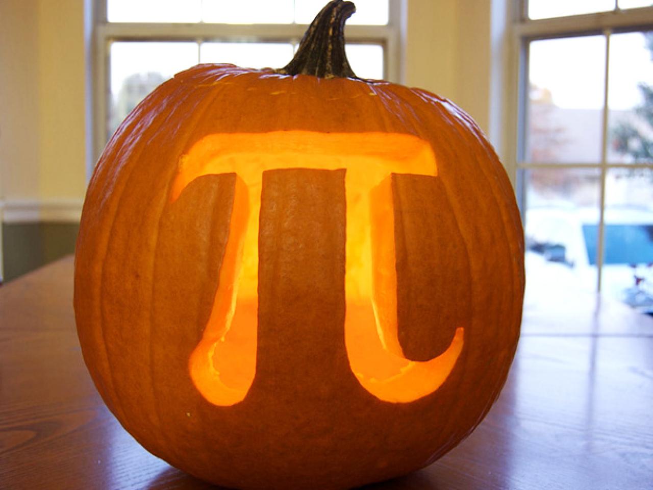 Funny Pi Sign Pumpkin Picture